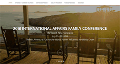 Desktop Screenshot of internationalaffairsconference.org